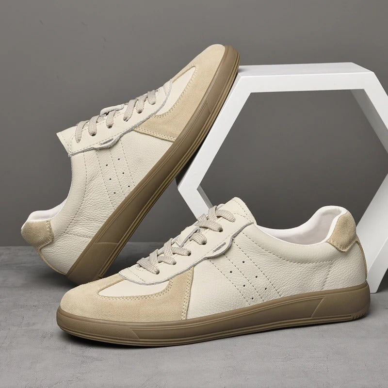 Sneakers in vera pelle