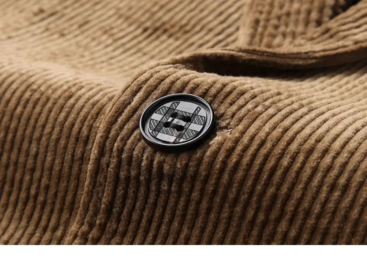Blazer classico moderno in velluto a coste