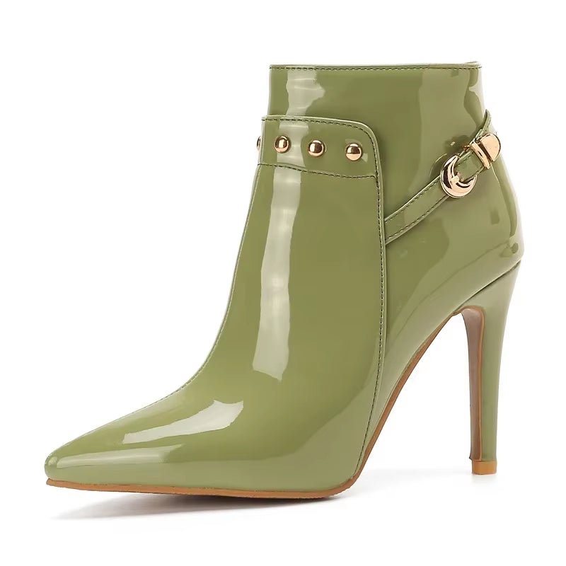 Diva Gloss Stiletto Boot - ARDEN ROVE