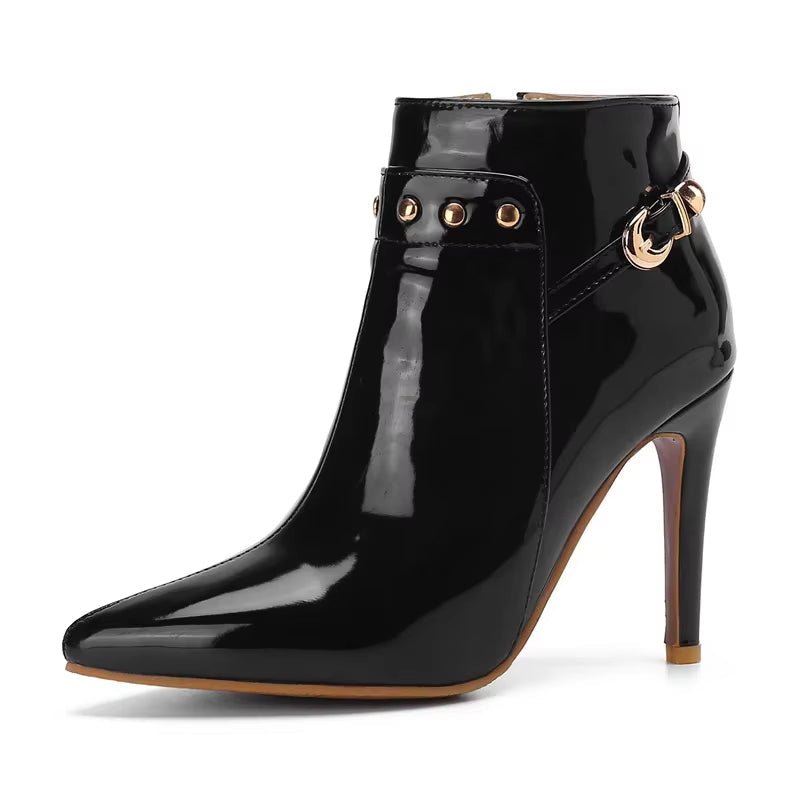 Diva Gloss Stiletto Boot - ARDEN ROVE