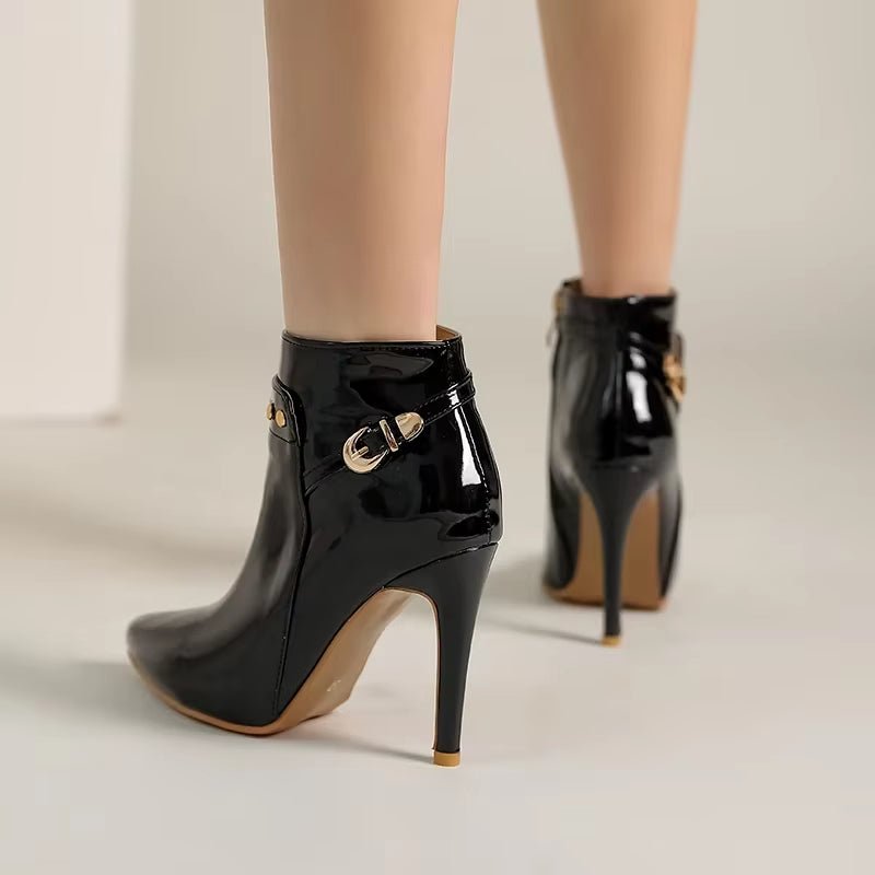 Diva Gloss Stiletto Boot - ARDEN ROVE
