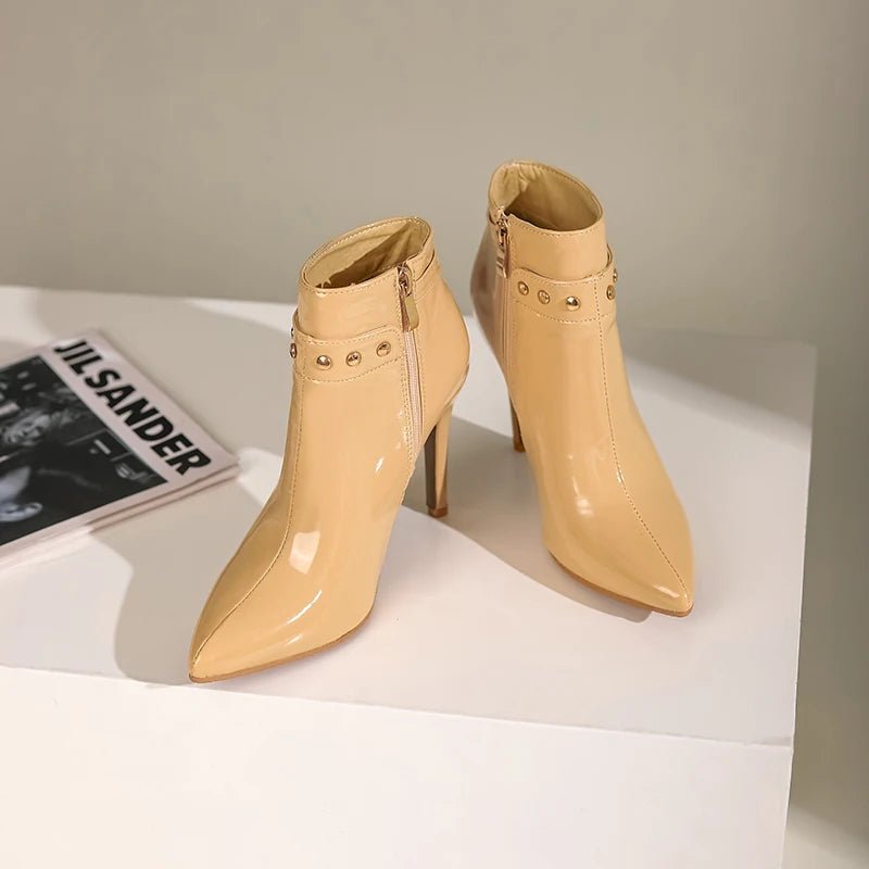 Diva Gloss Stiletto Boot - ARDEN ROVE