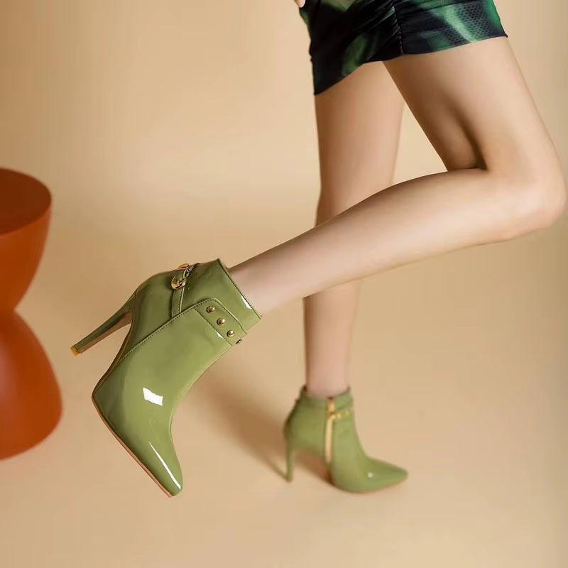 Diva Gloss Stiletto Boot - ARDEN ROVE