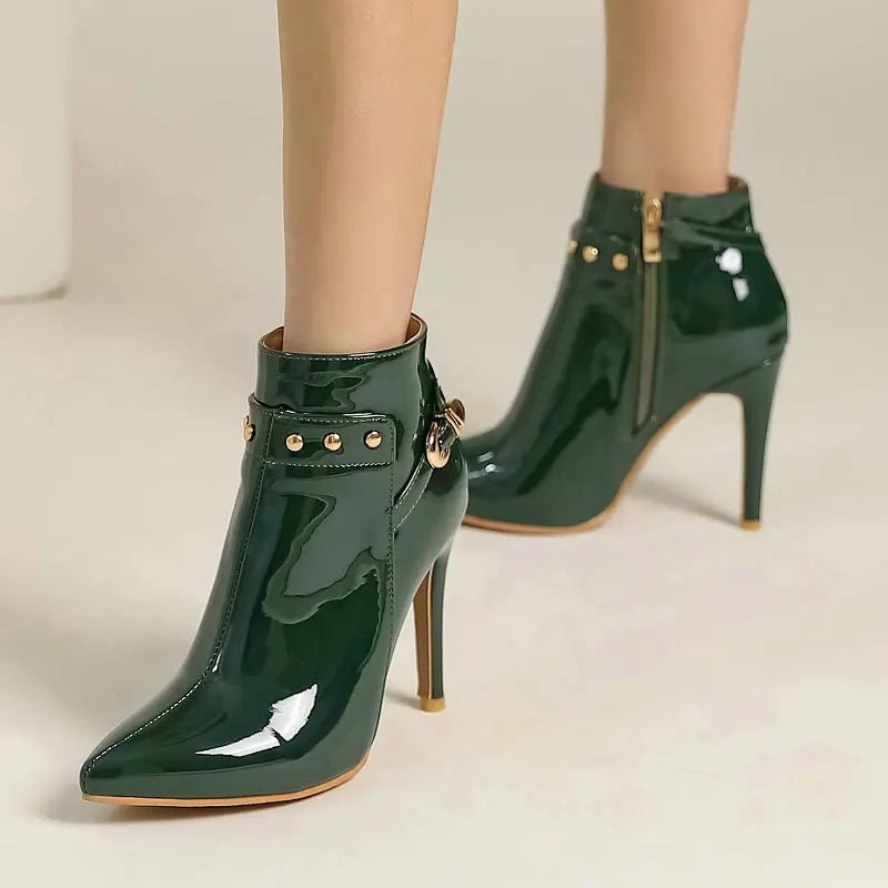 Diva Gloss Stiletto Boot - ARDEN ROVE