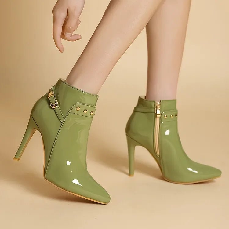 Diva Gloss Stiletto Boot - ARDEN ROVE