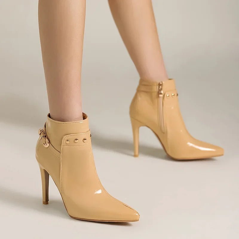 Diva Gloss Stiletto Boot - ARDEN ROVE