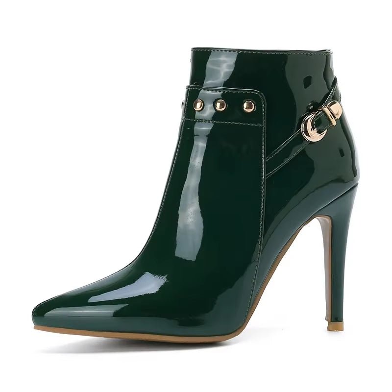 Diva Gloss Stiletto Boot - ARDEN ROVE