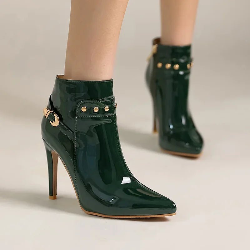 Diva Gloss Stiletto Boot - ARDEN ROVE