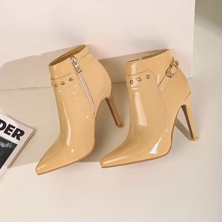 Diva Gloss Stiletto Boot - ARDEN ROVE