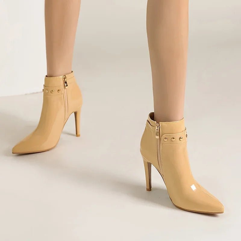 Diva Gloss Stiletto Boot - ARDEN ROVE