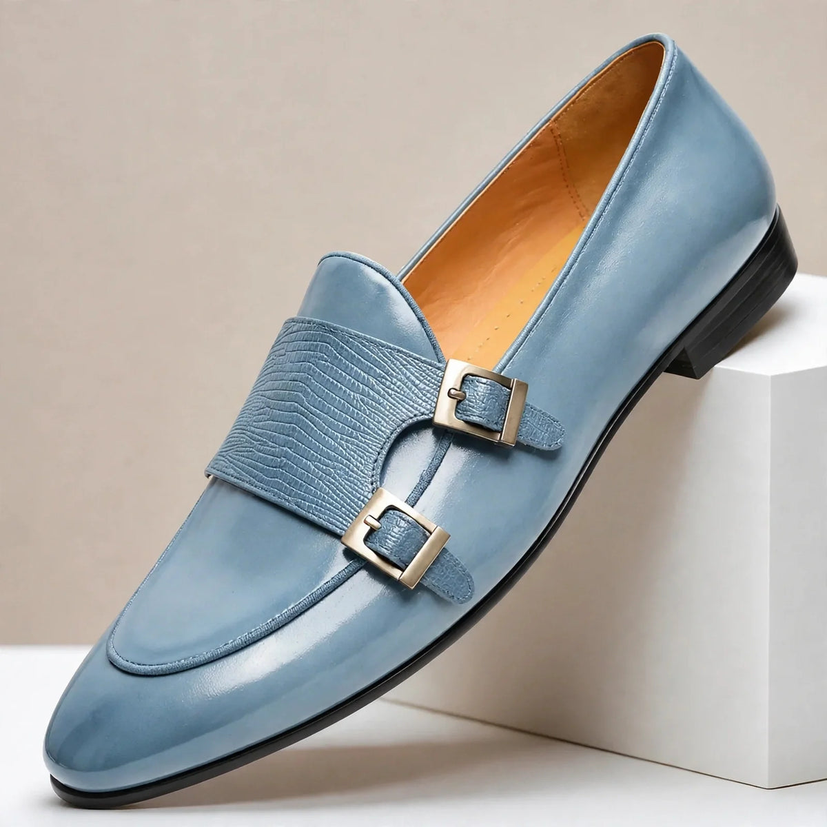 Mocassins Varenna en cuir de vachette