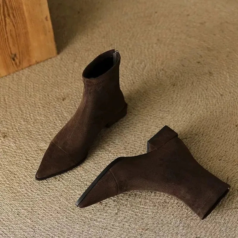 Daphne Pointed-Toe Boots
