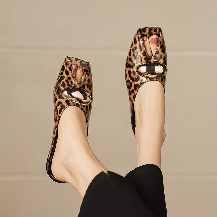 Ivona Genuine Leather Mules