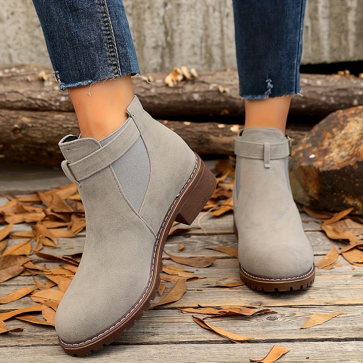 Herbstrosen-Stiefel