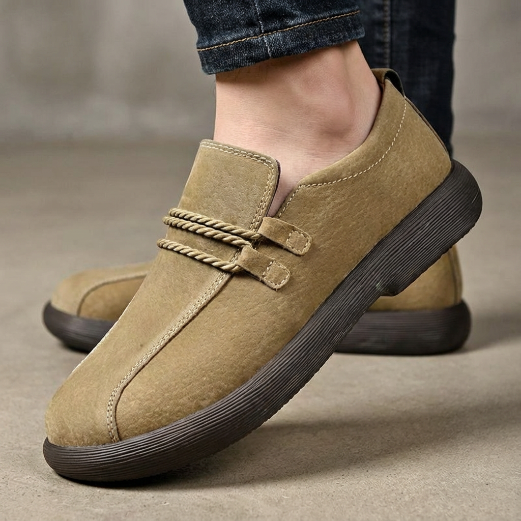 Dawson-loafers i läder