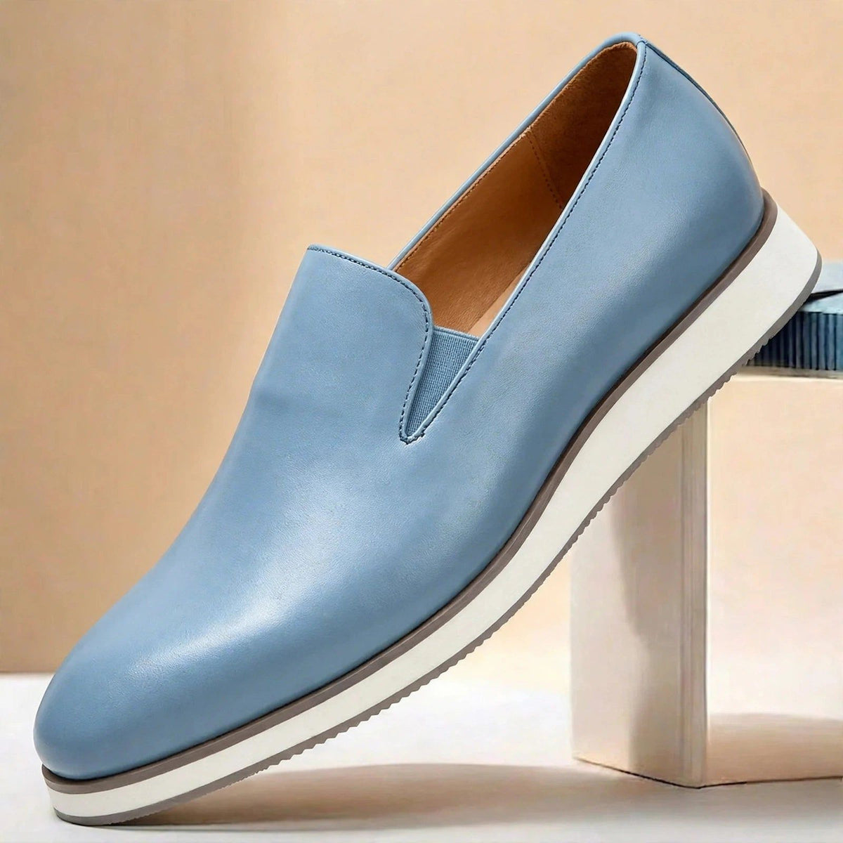 Matthias Cowhide Leather Loafers