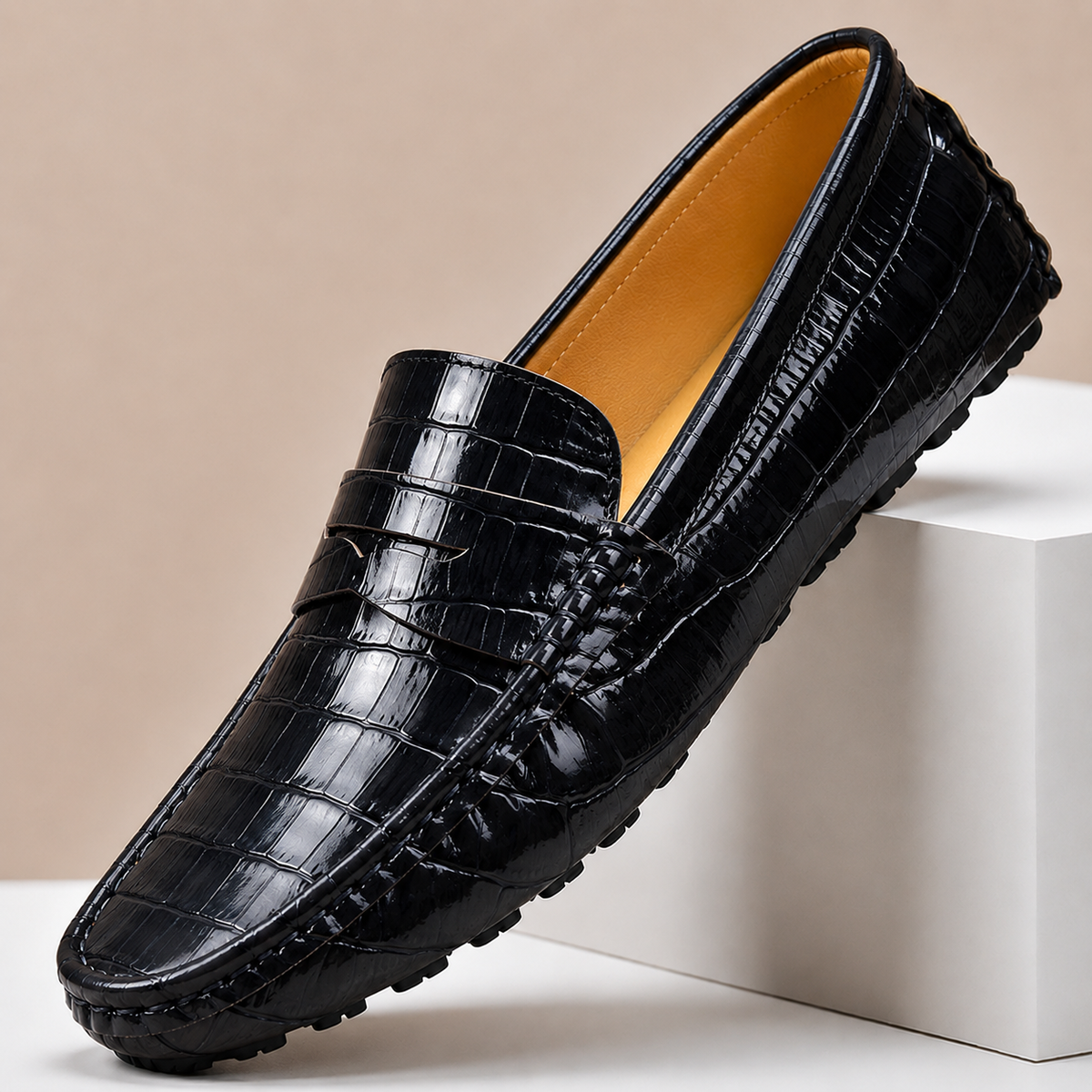 Valmonto loafers i ægte læder