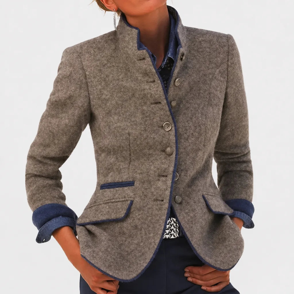 Eisley | Blazer de Lã Elegante para Mulher