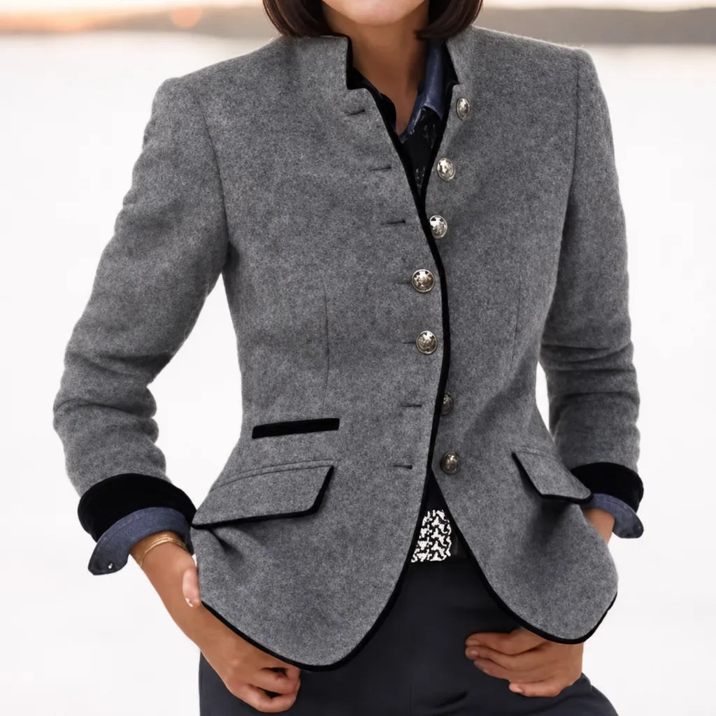 Eisley | Blazer de Lã Elegante para Mulher