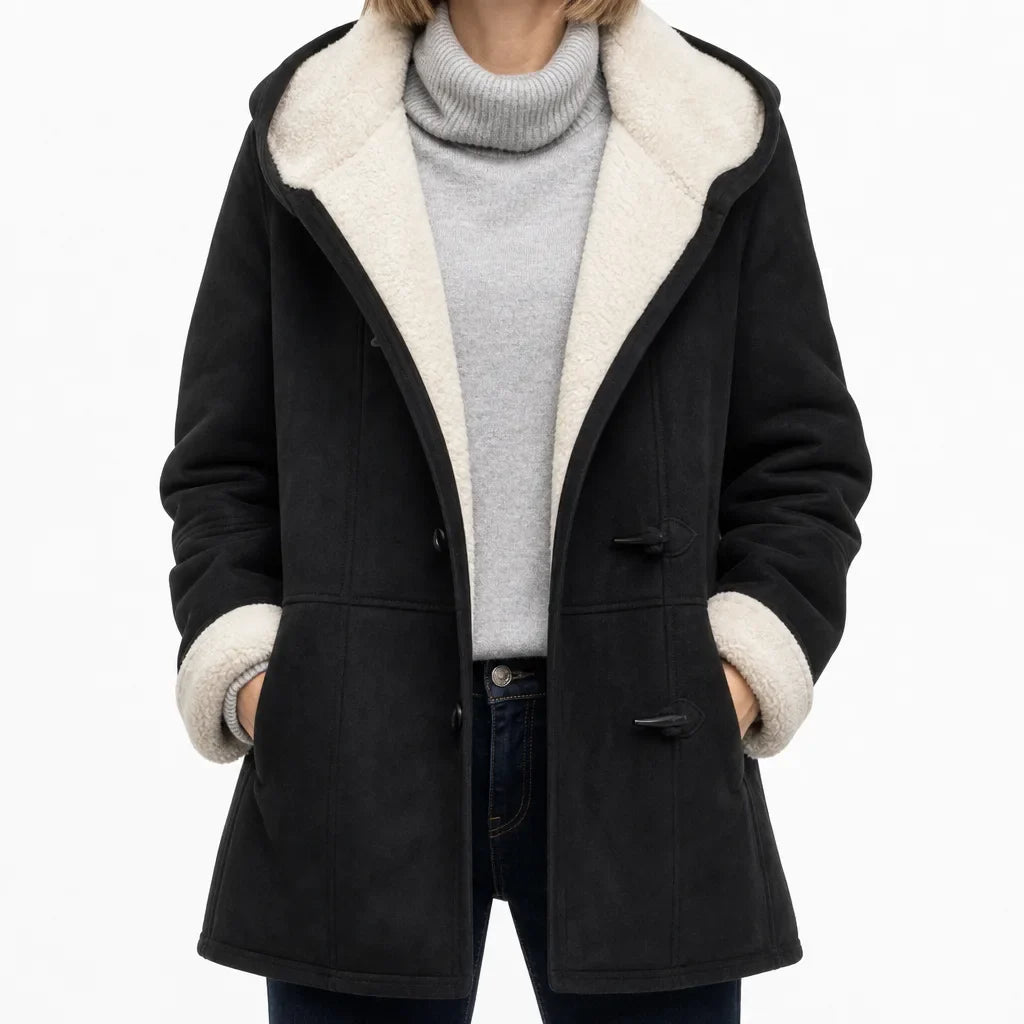 Elissa | Women's Hooded Suede Jacket