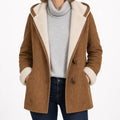 Elissa | Women's Hooded Suede Jacket