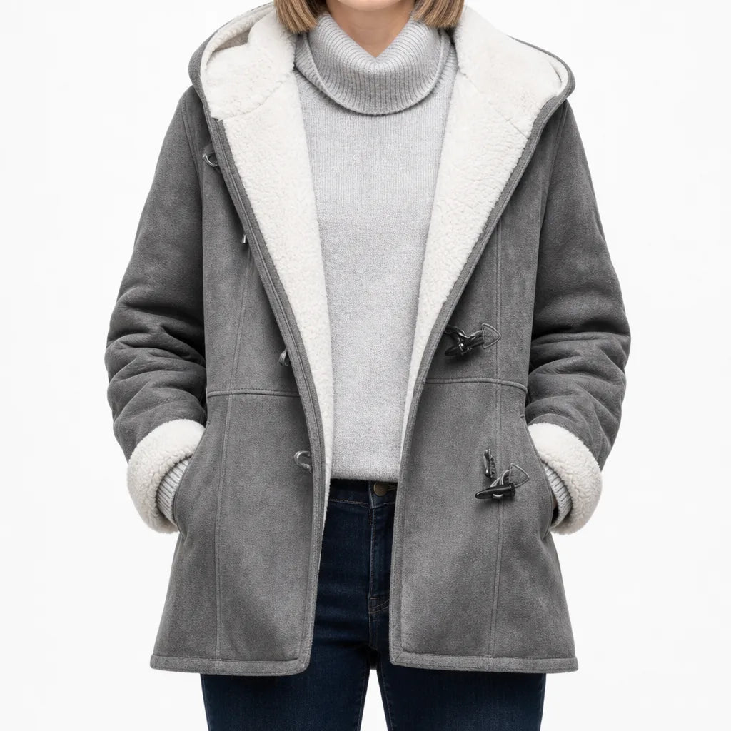 Elissa | Women's Hooded Suede Jacket