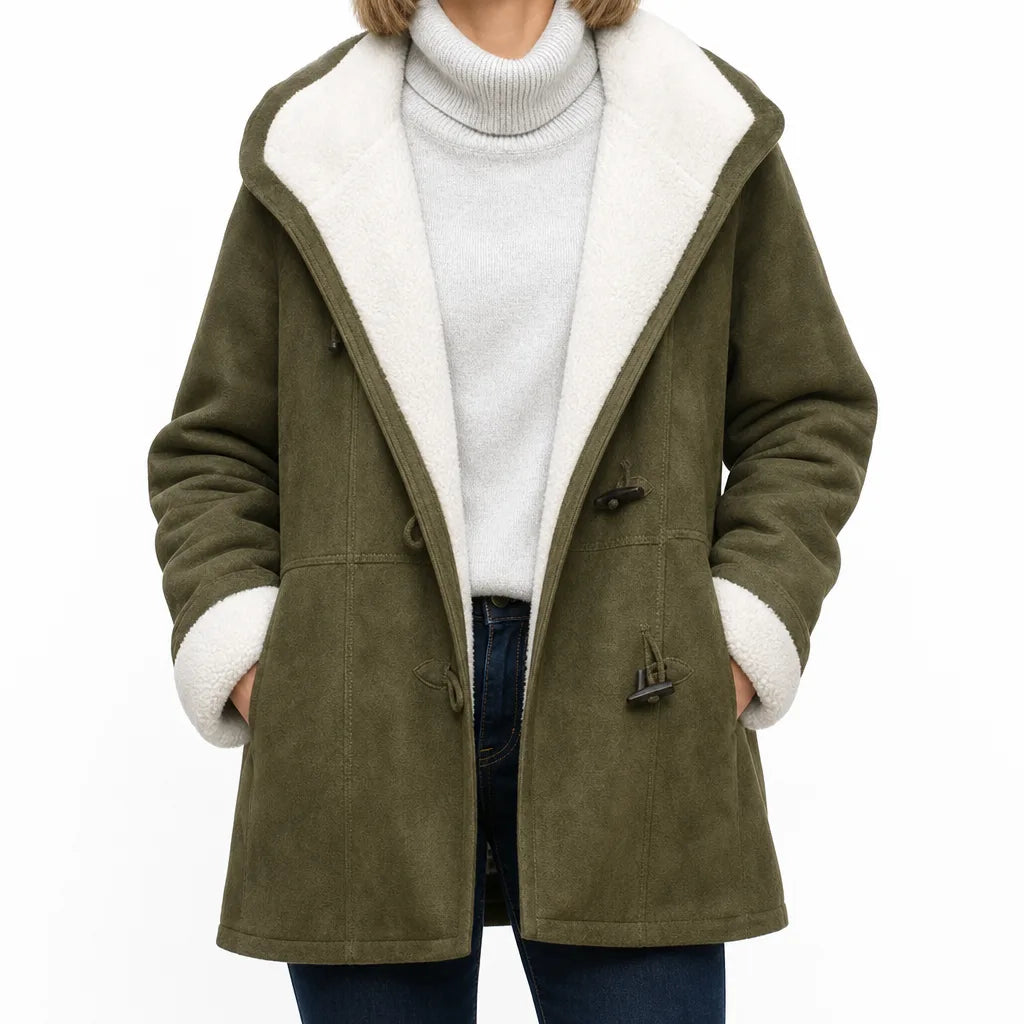 Elissa | Women's Hooded Suede Jacket