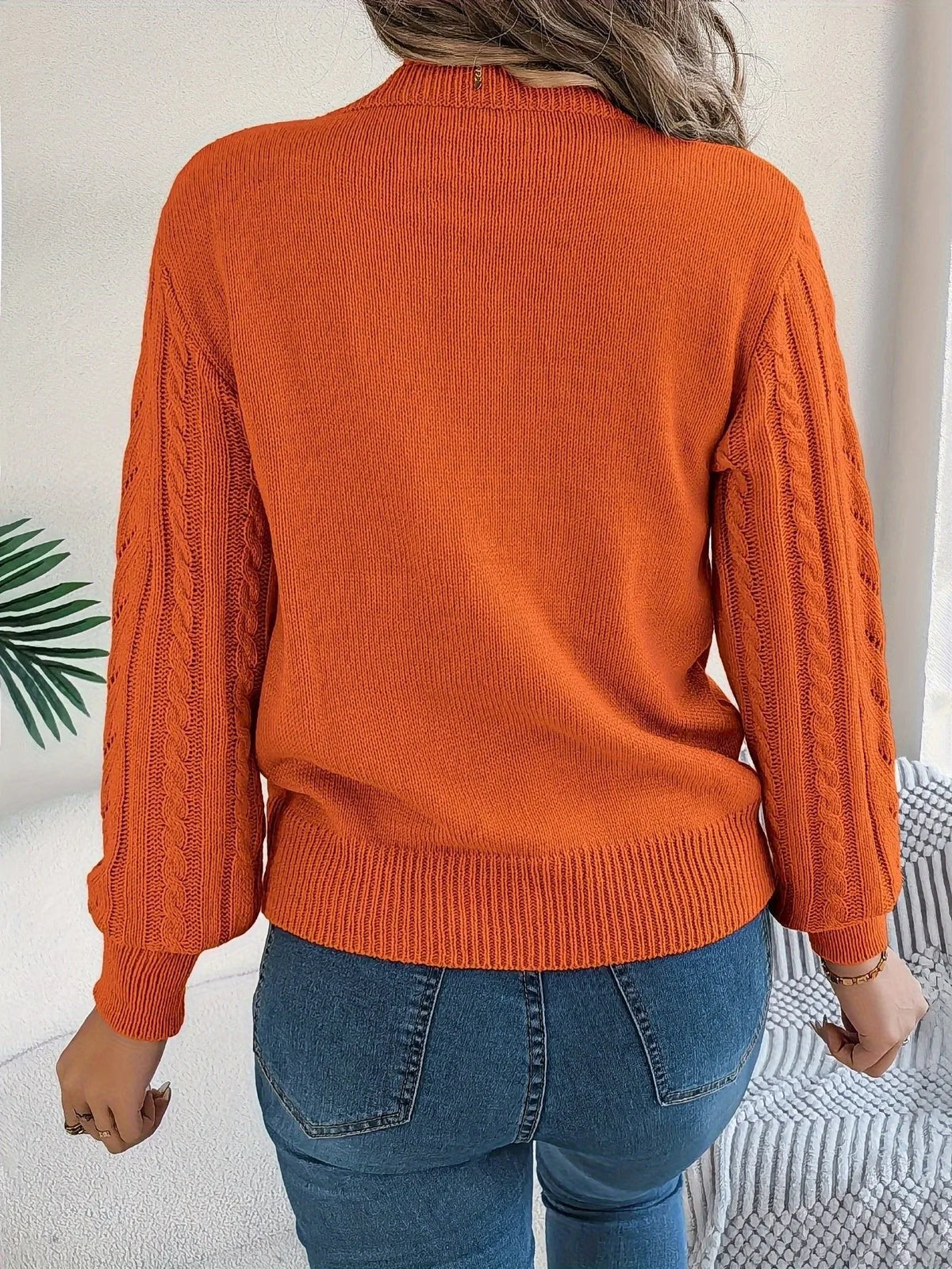 Ellen | Women's Cable Knit Sweater