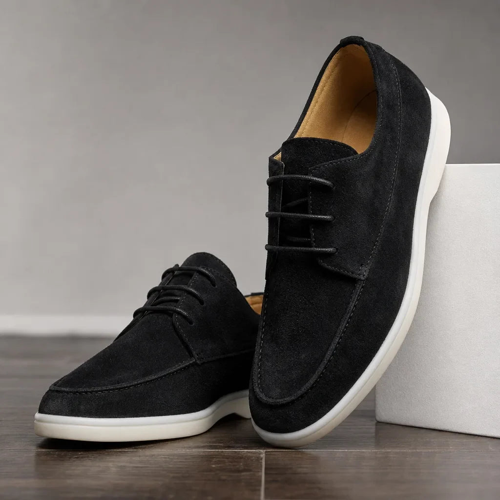 Ellis | Mocassins de Luxo em Camurça para Homem