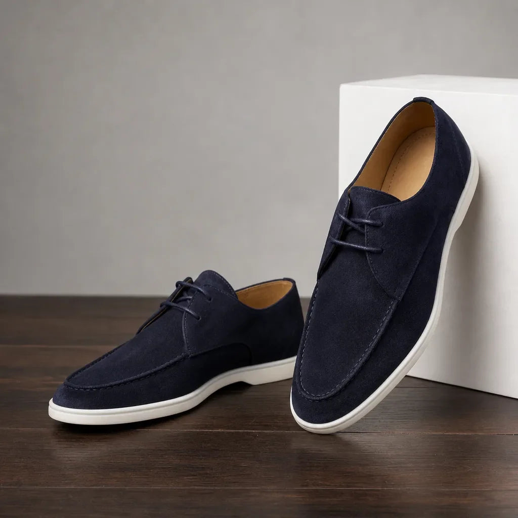Ellis | Mocassins de Luxo em Camurça para Homem