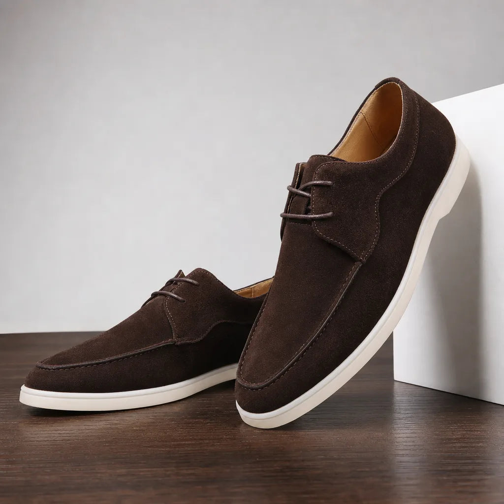 Ellis | Mocassins de Luxo em Camurça para Homem