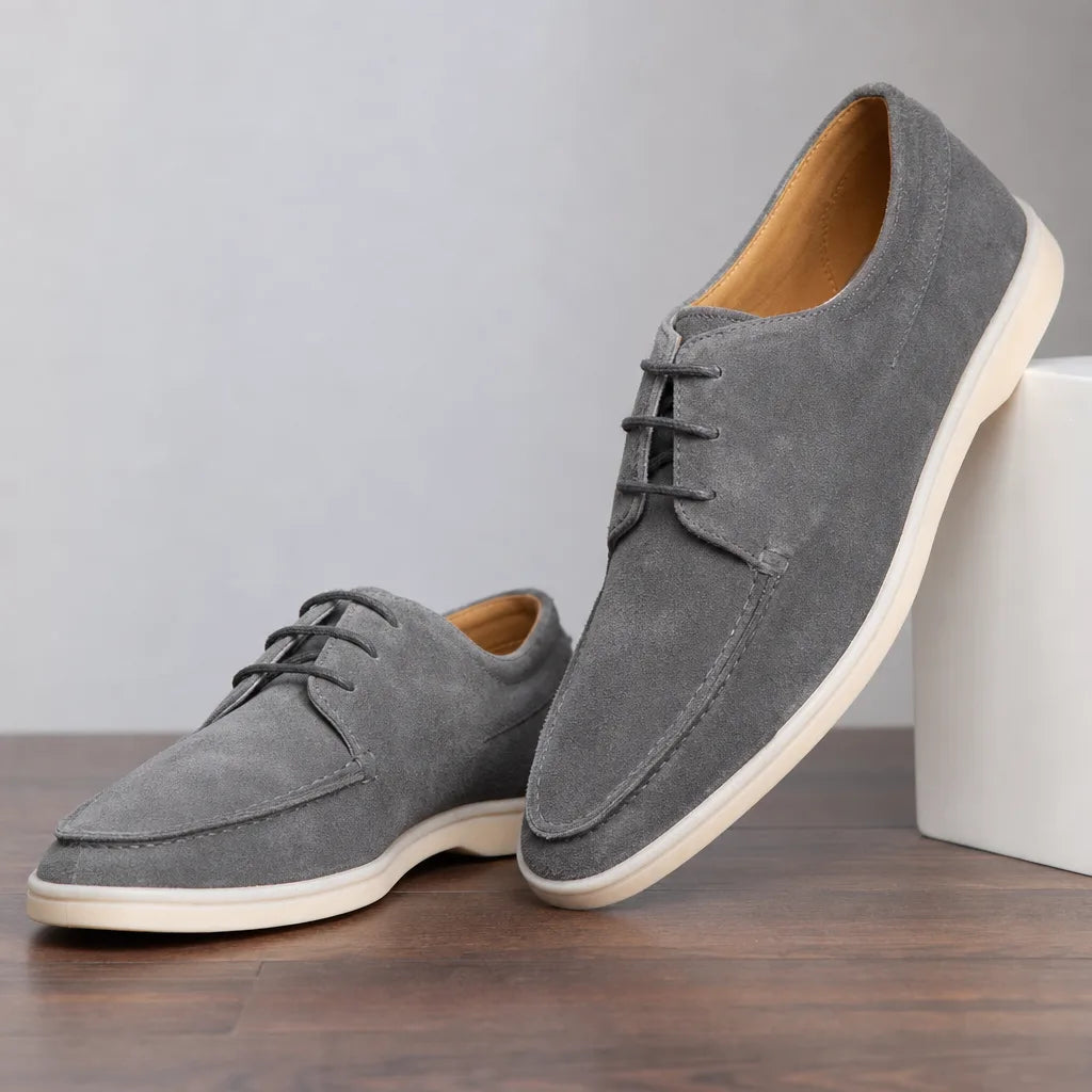 Ellis | Mocassins de Luxo em Camurça para Homem