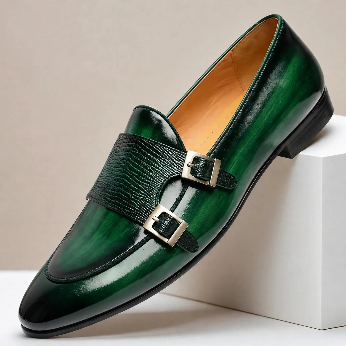 Mocassins Varenna en cuir de vachette