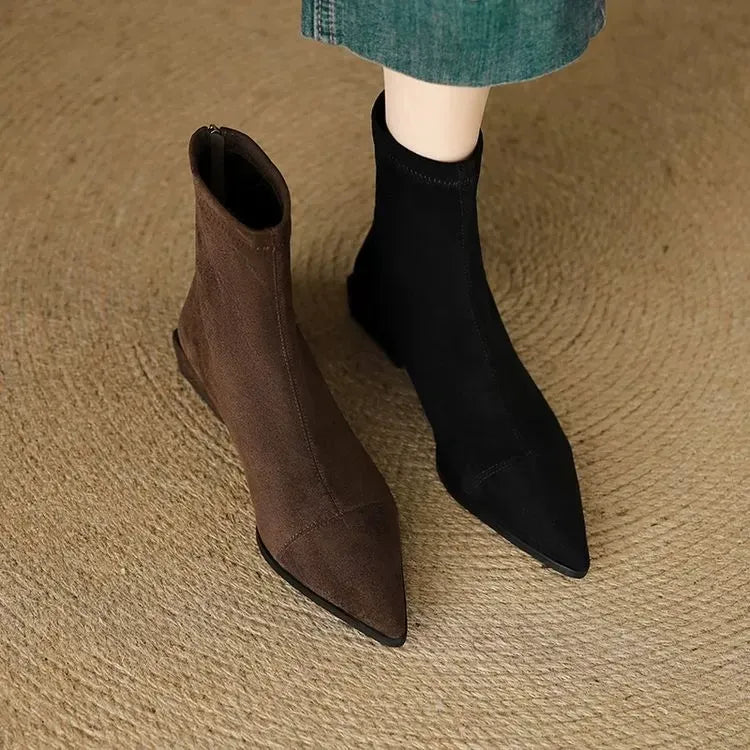 Daphne Pointed-Toe Boots