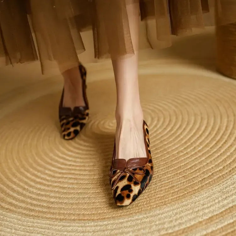 Georgina Genuine Leather Heels