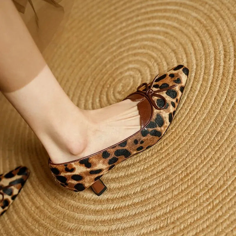 Georgina Genuine Leather Heels