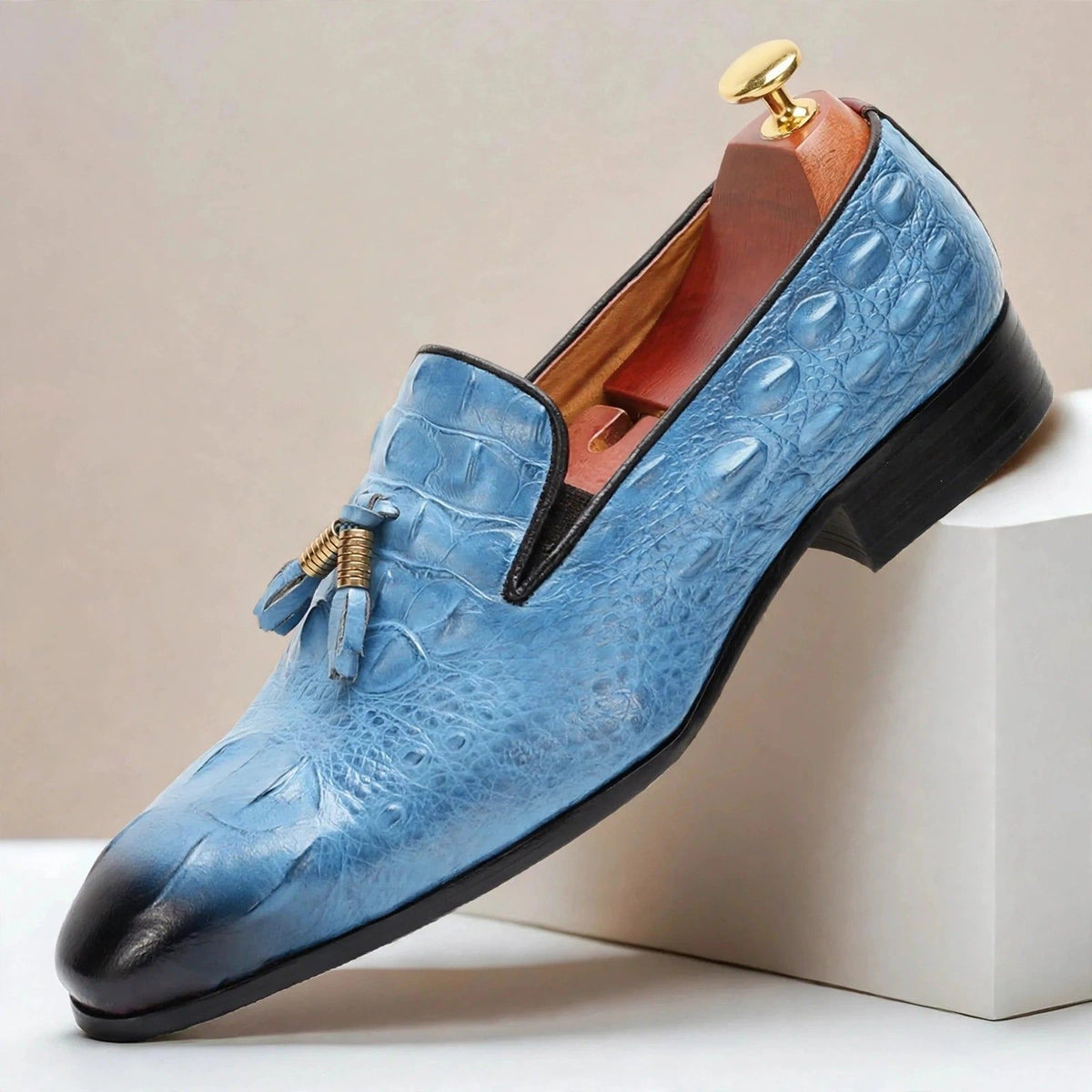 Barello Cowhide Leather Loafers