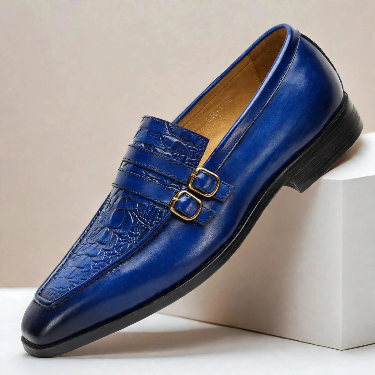 Alaric Cowhide Leather Loafers