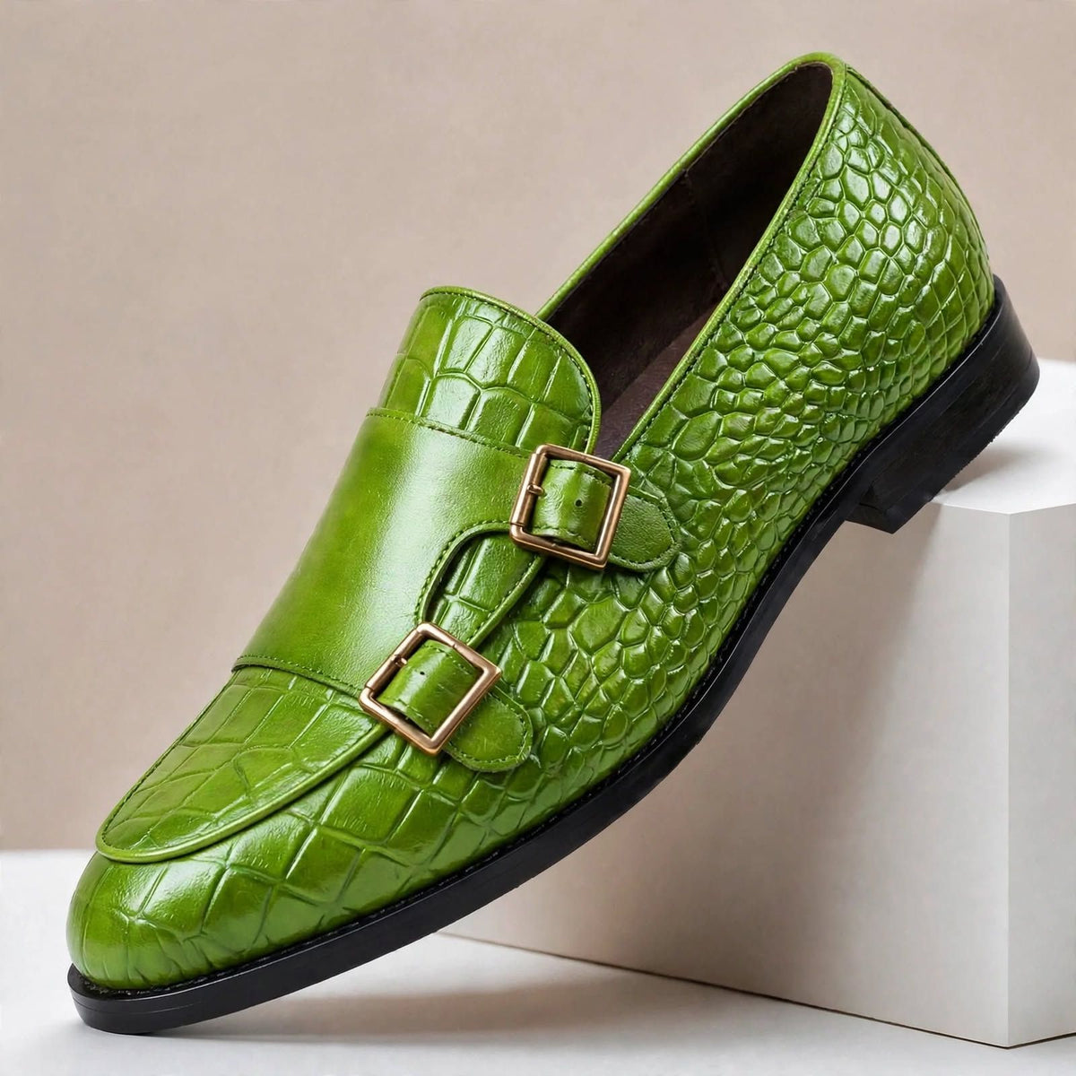 Tobiah loafers i koppeläder