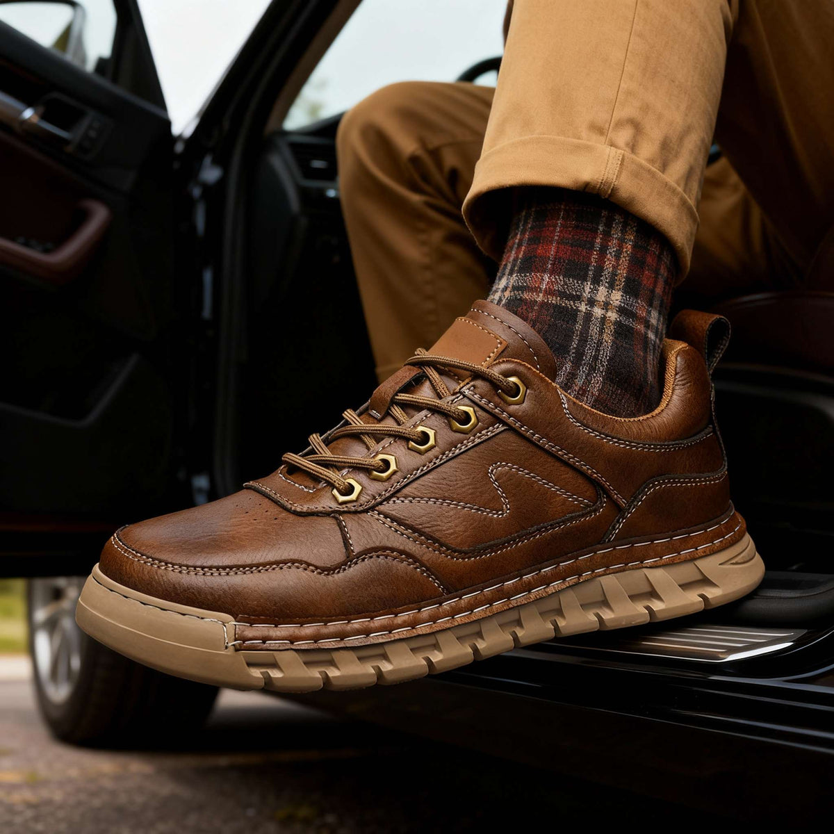 Bravo | Botas de senderismo de cuero para hombre