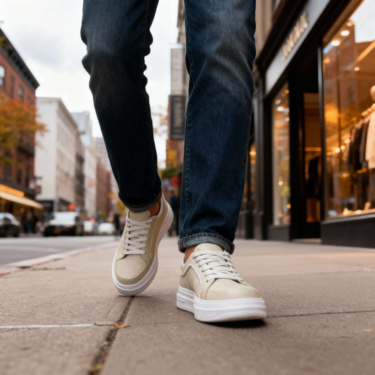 Roger Hicks | Sapatilhas de pele para homem