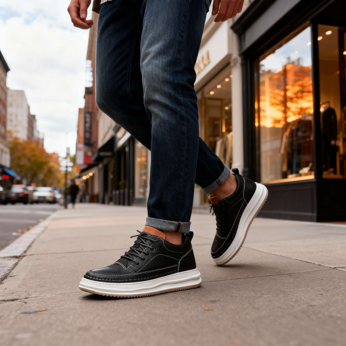 Robert Johnson Sneakers i Läder