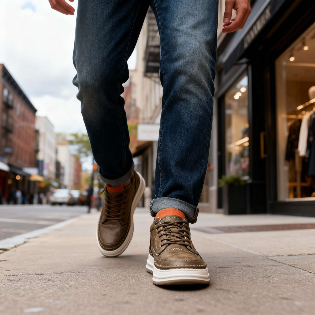 Robert Johnson Sneakers i Läder