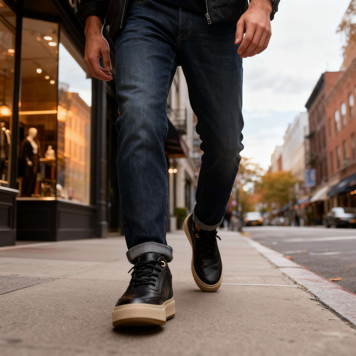 Lucas | herresneakers i læder