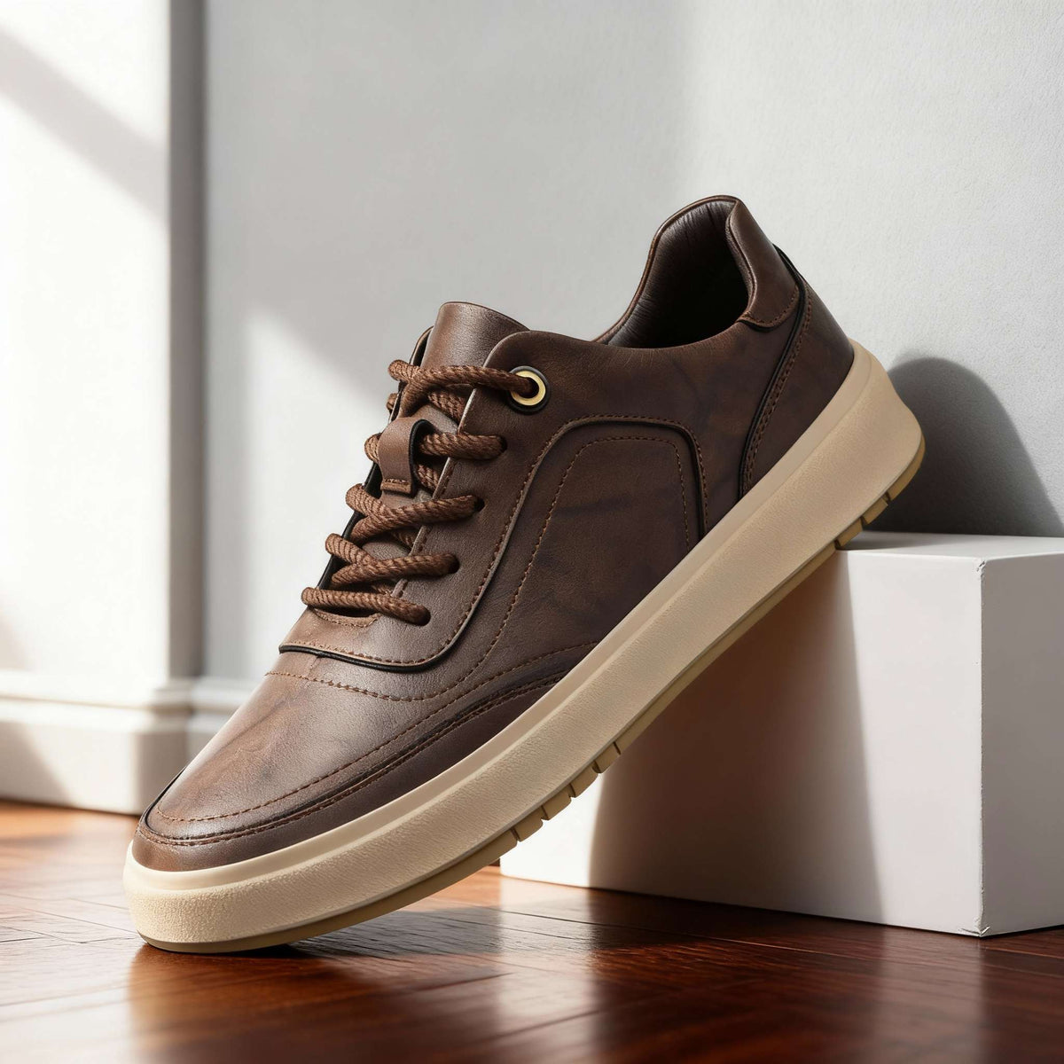 Lucas | herresneakers i læder