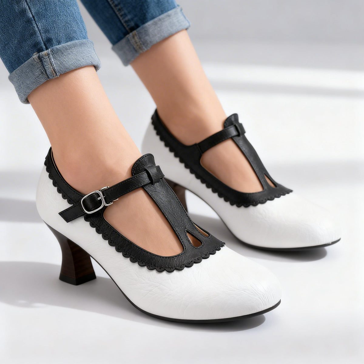 Mocassins Amelia à bride en T