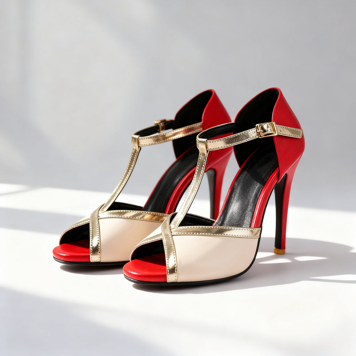 Tacones Felicia con tira en T
