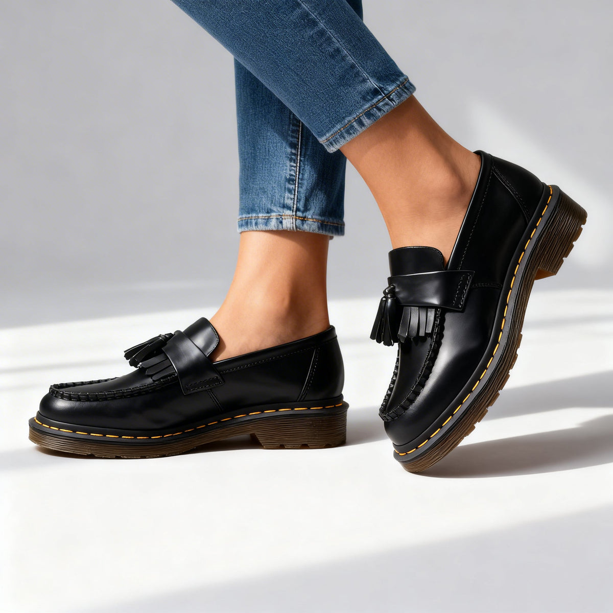 Brandy | Orthopedic Leather Tassel Loafers