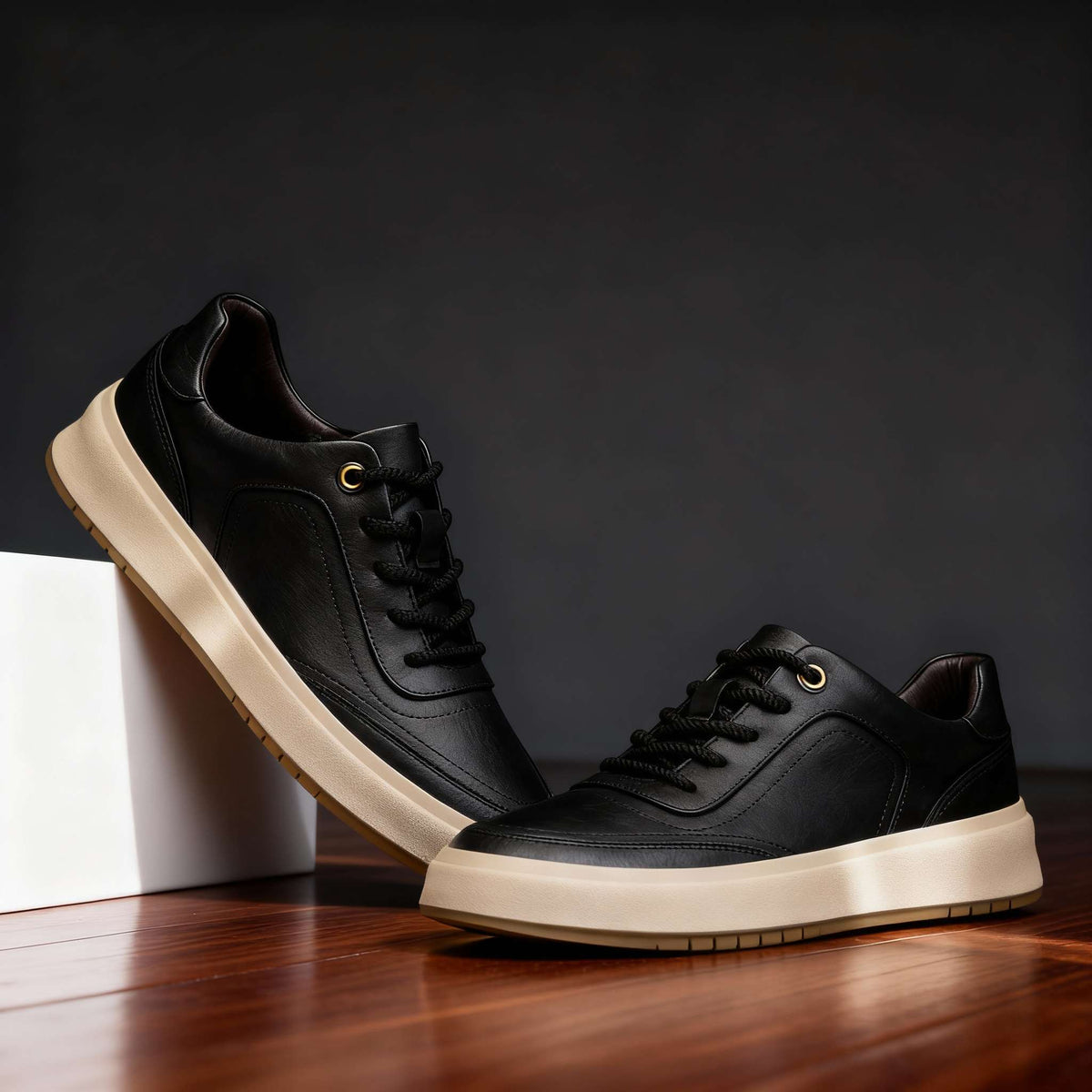 Lucas | herresneakers i læder