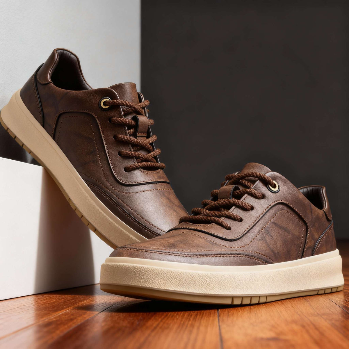 Lucas | herresneakers i læder